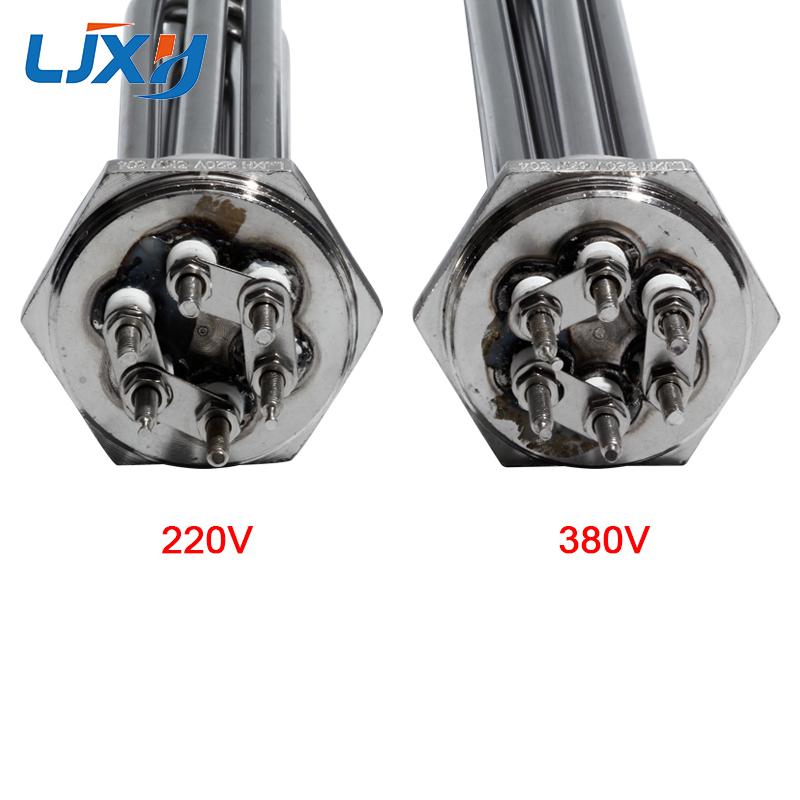 LJXH Нержавеющая сталь 304 220В/380В DN32(41мм) Трубчатый водонагревательный элемент 3 кВт / 4,5 кВт / 6 кВт / 9 кВт / 12 кВт