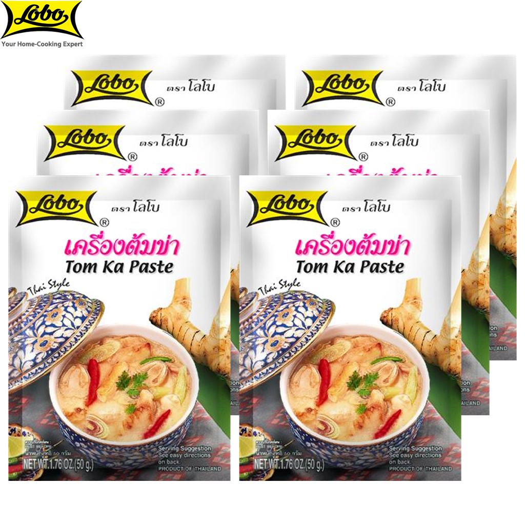 Lobo Tom Ka Paste, No Preservatives or Colours Added / Makes 3-4 Servings, Thai Food, 50 G
