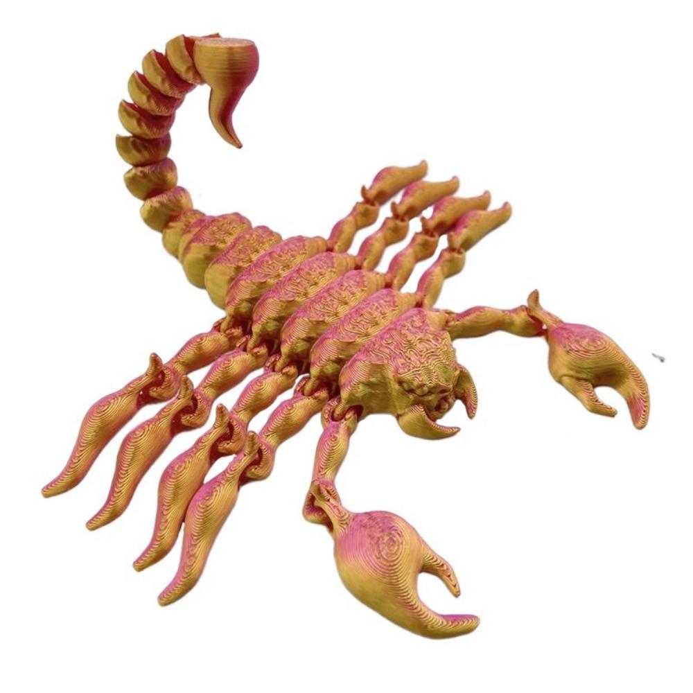 Articulated 3D Printed Simulation Toy Creative Animal Simulation Model Model Display