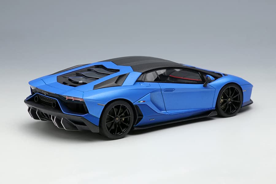 EIDOLON 1/43 Lamborghini Aventador LP780-4 Ultimae 2021 (Nireo Wheels) Blue Arione/Blumecht Finished Product