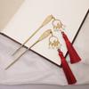 For Bride Chinese Style Headdress Hair Accessories Tassel Hair Stick Women Hair Fork Hairpins
