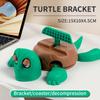 DIY Assembly Turtle Cell Phone Bracket ABS Press Panicked Turtle Coaster Frightened Turtle Funny Expression