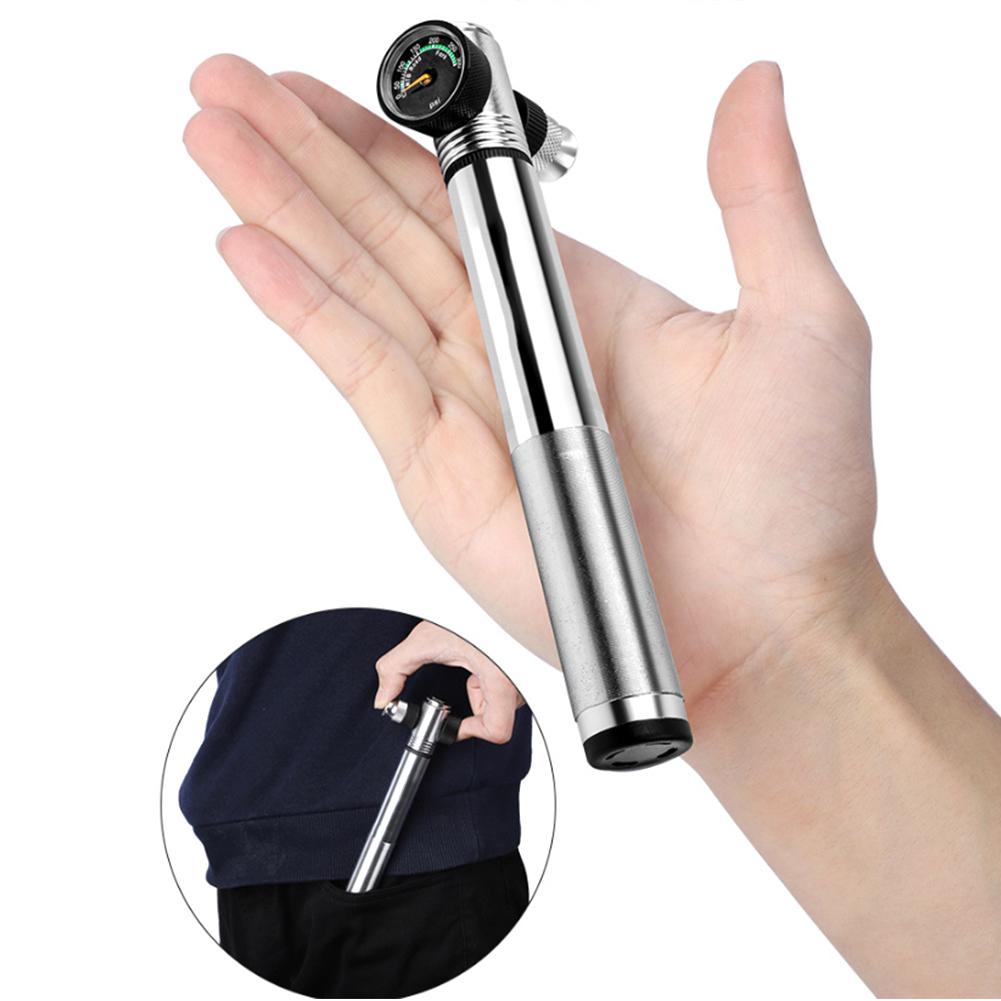 300PSI Мини Двухсторонний Велосипедный Насос Портативный Высокого Давления Велосипедный Насос Аксессуары Для Велосипеда
