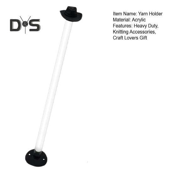 1/2 шт. прозрачный акриловый держатель пряжи прочный пляжный мешок с отверстиями пряжа прялка органайзер швейные инструменты вязание крючком аксессуары подарок любителям рукоделия