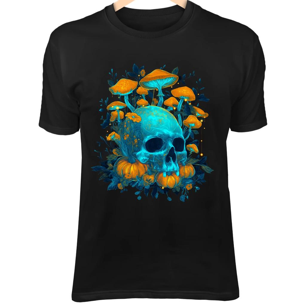 Haunted Skull Shrine - Glowing Pumpkins, Neon Mushrooms & Enchanted Halloween