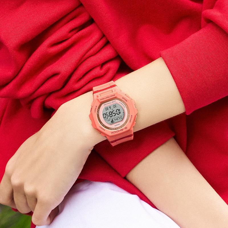Casio Мужские кварцевые часы GMD-B300SC-4 из смолы, водонепроницаемые 200 м, ударопрочные, цифровые