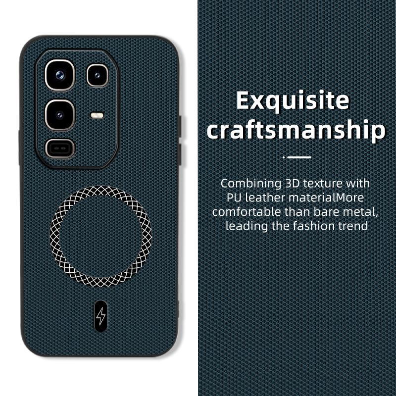 Магнитный кожаный чехол для Infinix Note 60 50 50S Pro Ultra 40 30 Plus, мягкая противоударная оболочка с защитой всей камеры, Mag-safe, Fundas