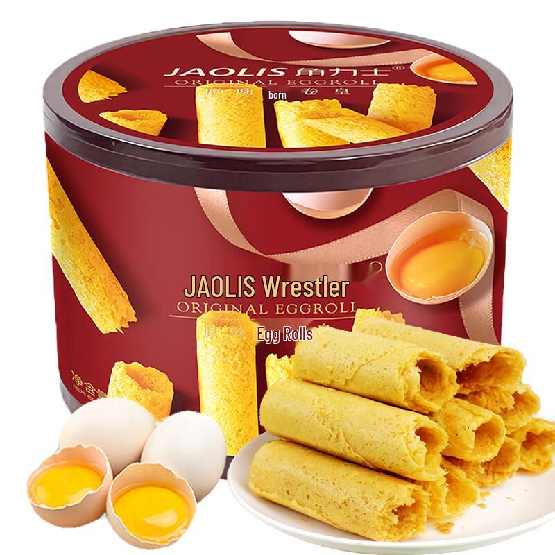 JAOLIS Оригинальные Яичные Рулетики из Гонконга 208 г Подарочная Коробка