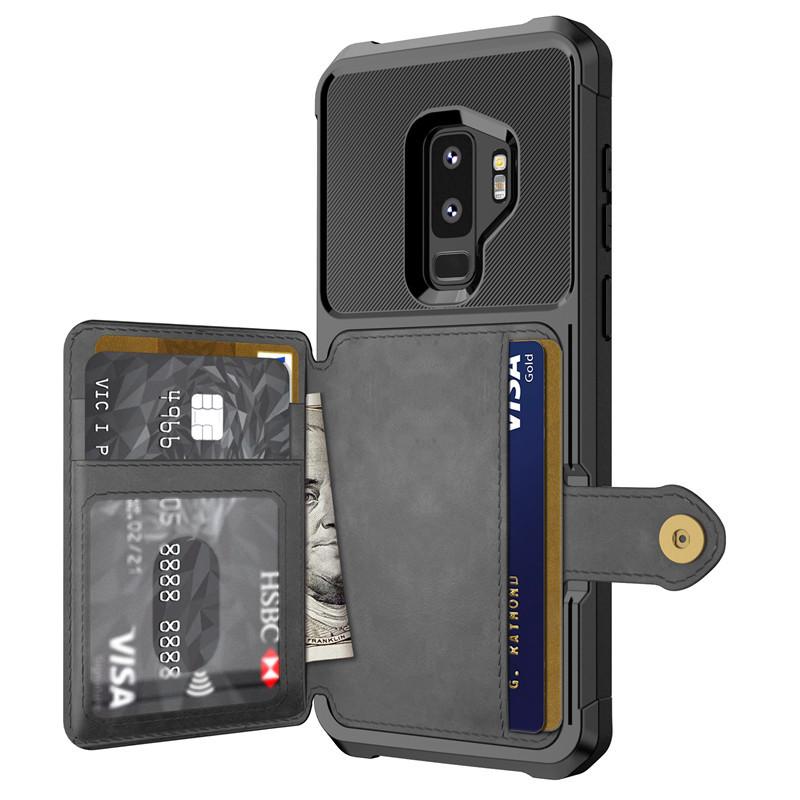 Подходит для Samsung S10Plus магнитный многофункциональный держатель для карт чехол для телефона S10E противоударный защитный чехол