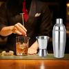 Cocktail Shaker Set 24oz Stainless Steel Martini Drink Mixer with Measuring Jigger Mixing Spoon Bar Accessories for Beginners And Bartenders