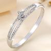Korean Style Versatile and Fashionable Light Luxury Honeycomb Micro-paved Zircon Simple Bee Bracelet for Women