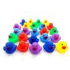 12 Pcs Colorful Baby Children Bath Toys Cute Rubber Squeaky Duck Ducky