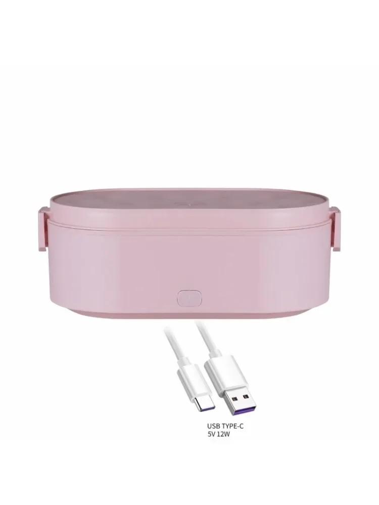 Портативный электрический ланч-бокс USB-подогреватель еды, контейнер для автомобиля, дома, офиса, путешествия, подогреватель из нержавеющей стали, рисоварка