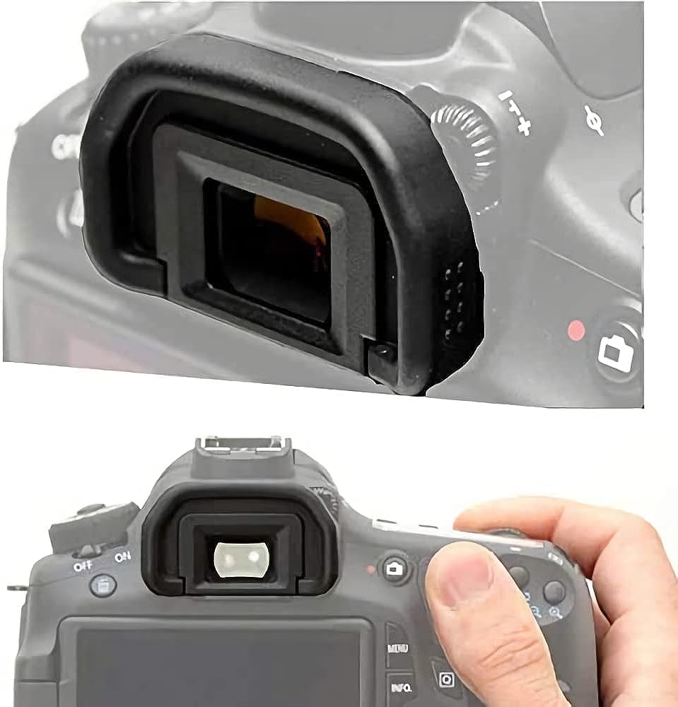 Набор из 2 аккумуляторов EB, совместимых с Canon EOS DIGITAL 5D Mark, 6D Mark, EOS и другими зеркальными камерами Canon. Включает крышку горячего башмака с пузырьковым уровнем. Окулярные наглазники/наглазники - II,