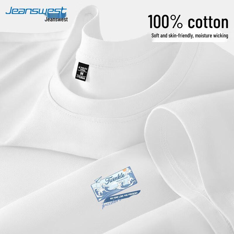 Мужская повседневная хлопковая футболка с длинным рукавом Jeanswest