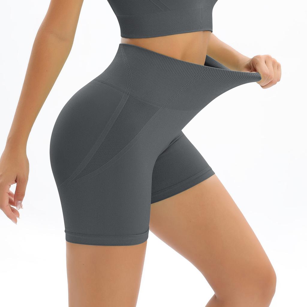 High Waisted Seamless Booty Yoga Shorts Booty Lifting Push Up Amplify Shorts Women Gym Bag Leggings Bag Workout Fitness Shorts