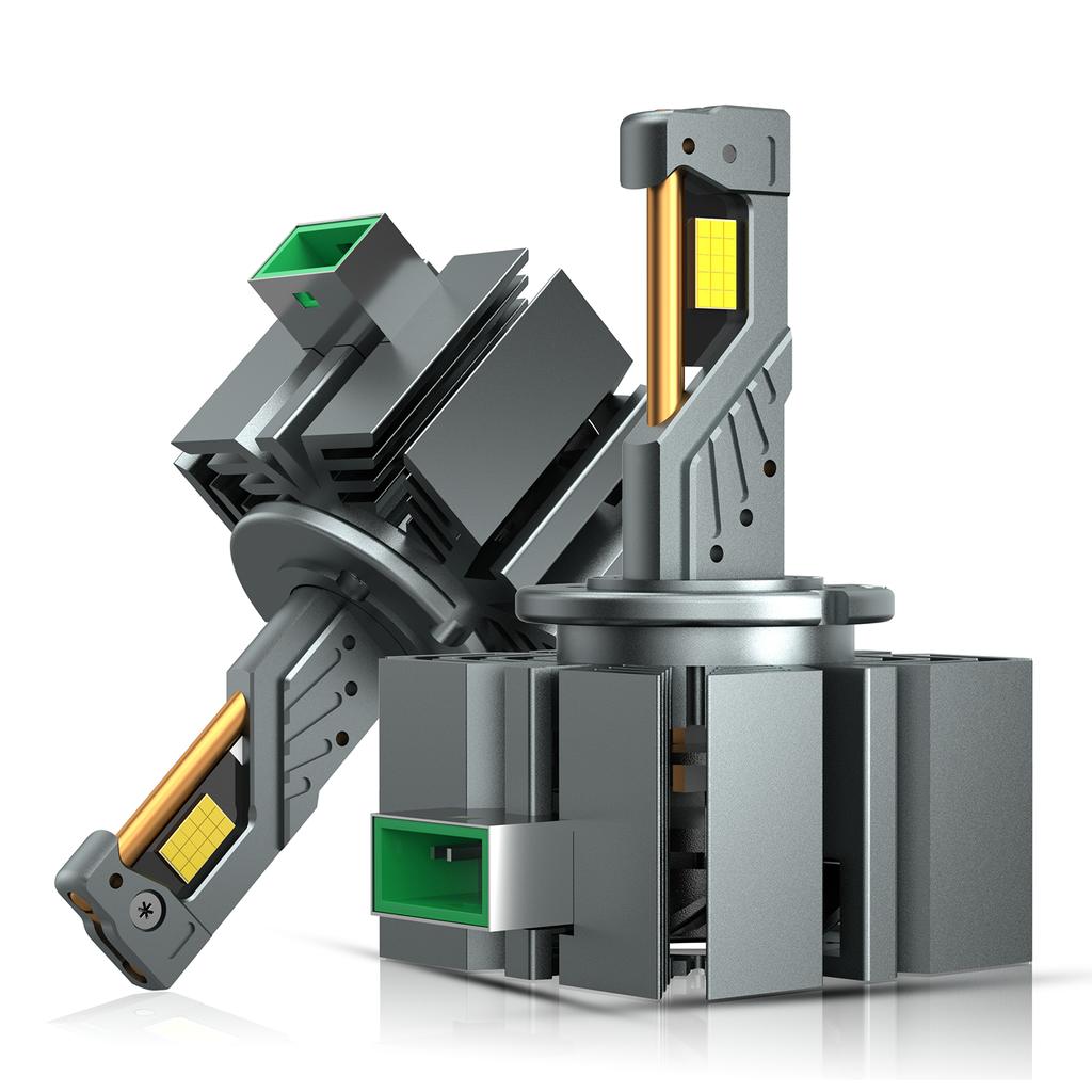 2PCS D1S D3S LED Headlights Bulbs D2S D2R D4S D4R D8S Canbus Lamps Auto Light Two-sided CSP Chip For Car Lights 6000K Plug&Play