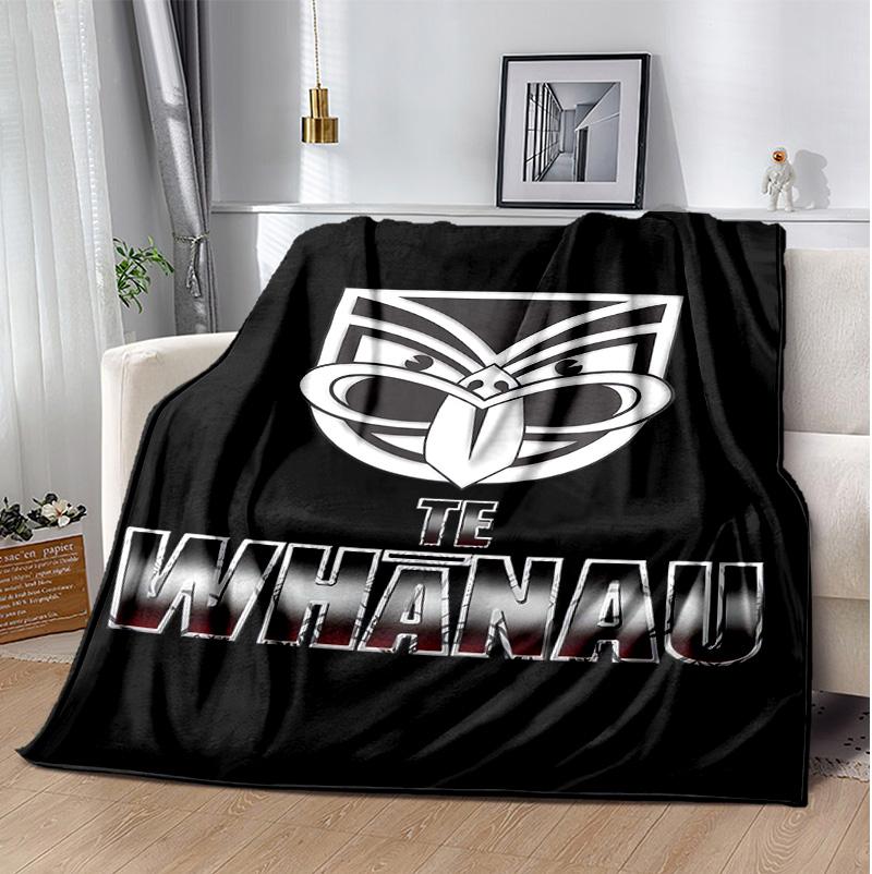 New Zealand Warrior Flannel Blanket Soft Warm All-Season Throw, Design for Camping, Car Travel, Hiking Sofa, Bed, Office Perfect Gift for Parties