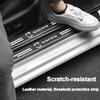 1/4/5Pcs Carbon Fiber Sticker Car Threshold Protective Film For Volvo Rdesign Polestar AWD V50 S60 XC60 XC90 V60 S80 S90 V90 V70
