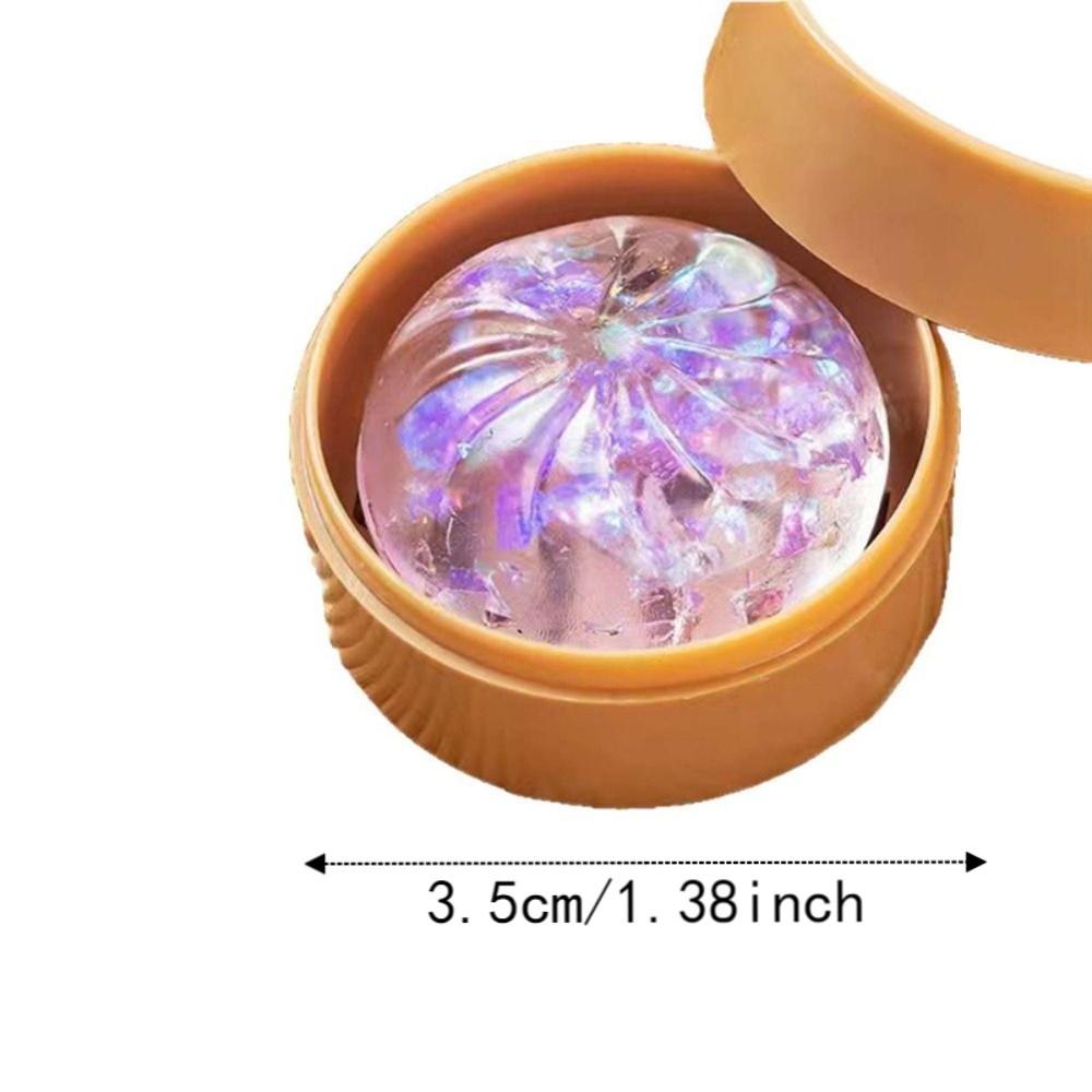 24pcs/set With Steamer Squishy Crystal Bun Soft Cute Fidget Sensory Toy Children Gift
