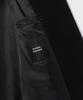 Musinsa Standard Wool Blend Oversized Long Pocket Balmacaan Coat [Black]