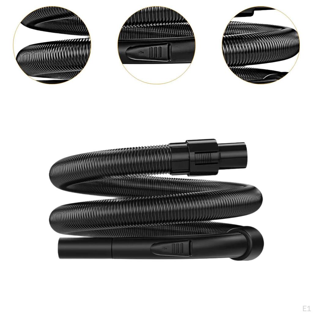 Vacuum Hose with Fittings, Flexible 1.85M Dust Collection Hose, Extension Pipe Kit for