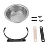 Миска для собаки Diner Dish Нержавеющая сталь Подвесная кормушка для домашних животных Щенка Кошки Еда Вода L