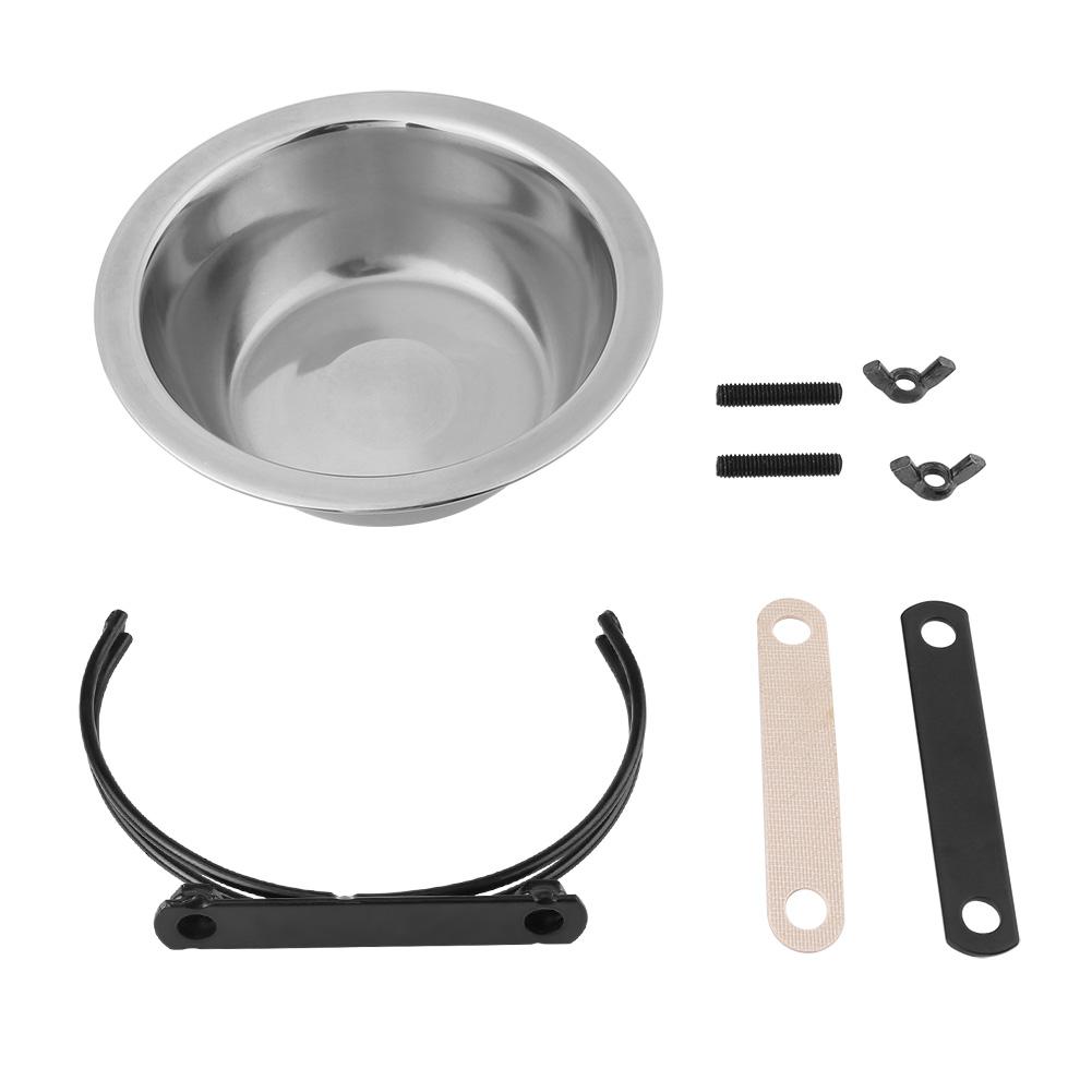 Миска для собаки Diner Dish Нержавеющая сталь Подвесная кормушка для домашних животных Щенка Кошки Еда Вода L