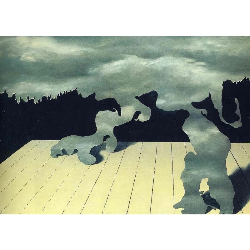 Постер с сюрреалистическими картинами Рене Магритта, холст с репродукциями картин, настенный декор, сюрреалистическое настенное искусство, современное искусство, настенное украшение