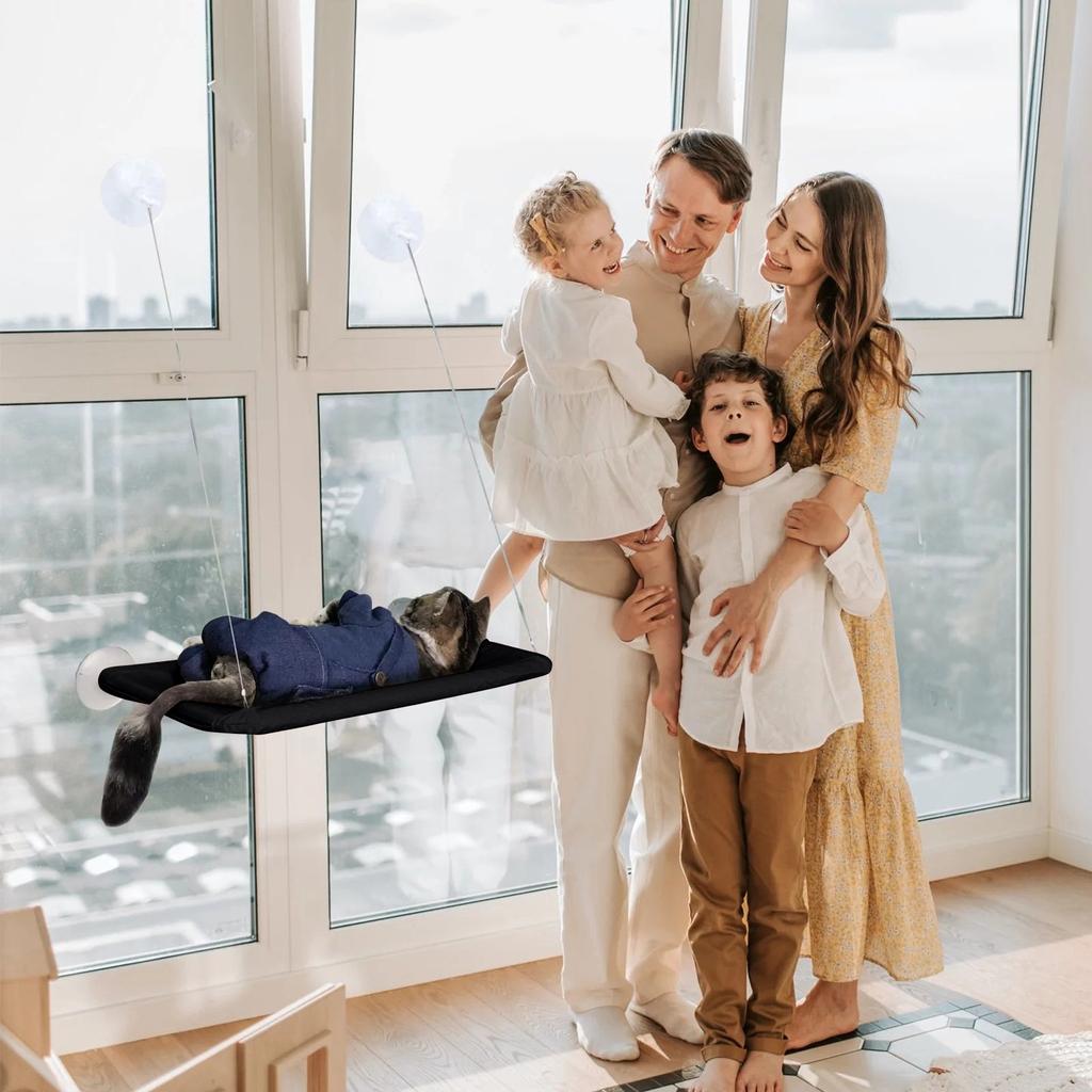 Товары для животных Присоски Кровати Четыре сезона Съемные и моющиеся Оконные полки Кровати