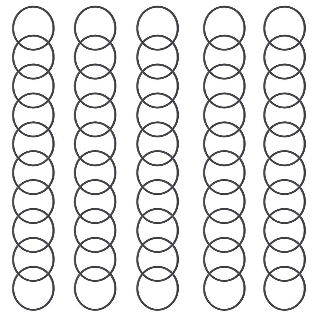 Резиновые приводные ремни 1,2 мм для проигрывателей кассетных проигрывателей магнитофонов диаметром 25/28/30 мм 50 шт.