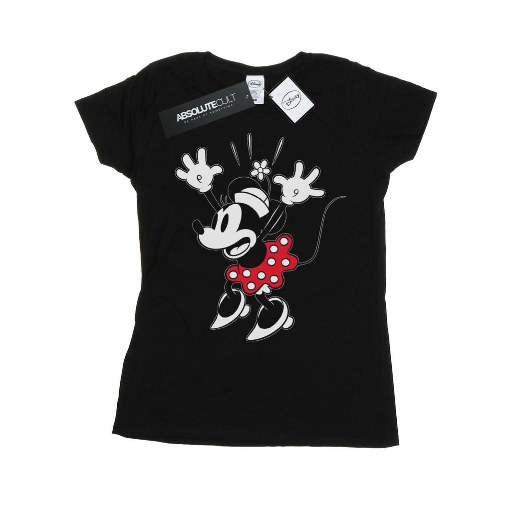 Disney Womens/Ladies Minnie Mouse Surprise Cotton T-Shirt
