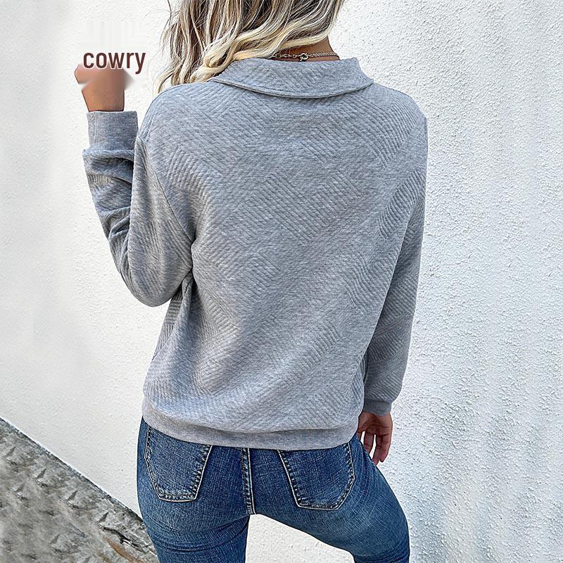 Retro Patchwork Stand Collar Cotton Hoodie for Women - Autumn/Winter Collection