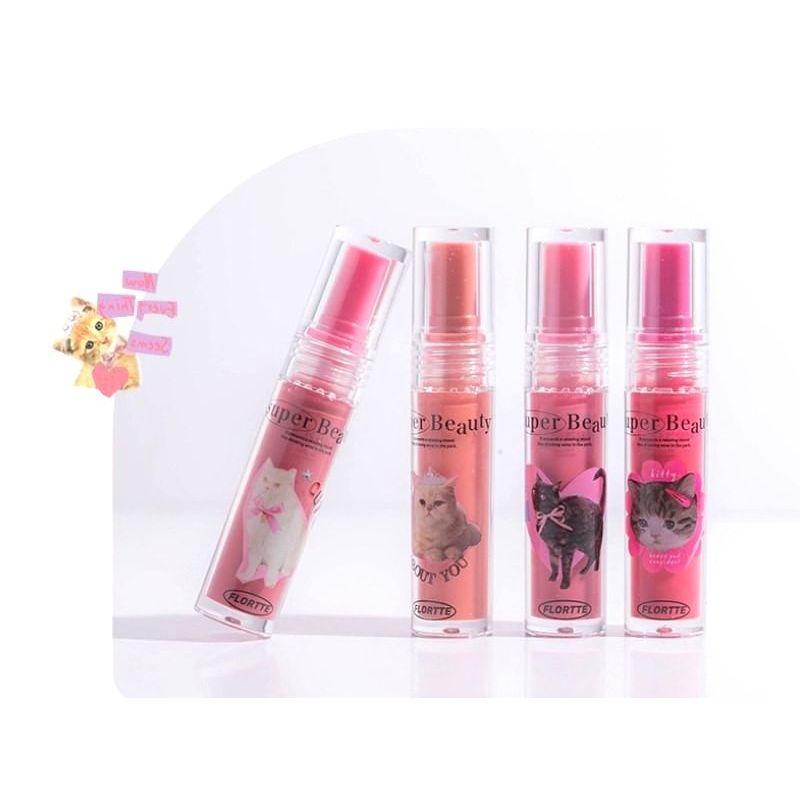 FLORTTE - Сыворотка-блеск для губ - 4 цвета (1-4)