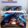 3pcs Puss In Boots Bedding Set Duvet Cover Closure Includes 1 Duvet Cover & 2 Pillowcases, Soft and Comfortable for All Seasons.