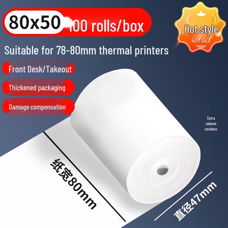 Mornsun Thermal Cash Register Paper: 57x50, 80x80, 80x60x50 – Suitable for Meow Meow Machine.