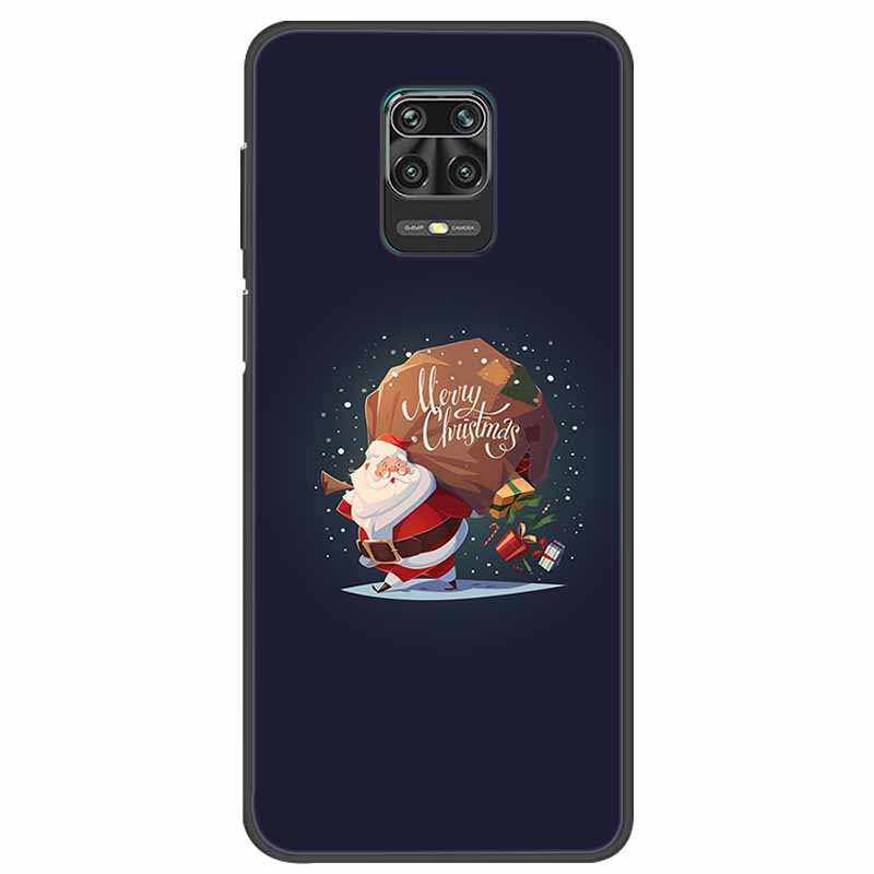 Чехол для Xiaomi Redmi Note 9 Pro Рождественский Силиконовый Задний Чехол Чехол для Телефона для Redmi Note 9S Coque Note 9T Защитный Чехол Note9S Funda