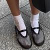 Summer Mesh Hollow Sandals Women Flats Shallow New Beach Shoes Comfort Retro Female Flat Shoes