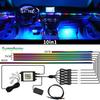 Светодиодная подсветка салона автомобиля Symphony с управлением по Bluetooth через приложение, RGB 213 цветов, стример, радужная акриловая полоса, лампа для создания атмосферы в салоне