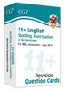 Книга 11+ GL Revision Question Cards: English Spelling, Punctuation & Grammar - Ages 10-11