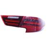 Compatible BMW-Style LED Taillight Assembly for 14 Toyota Reiz Models - Includes Rear, Driving, and Brake Lights.