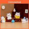 Cute Resin Cat Figurines For Fairy Gardens Miniature Desk Decorative Pieces