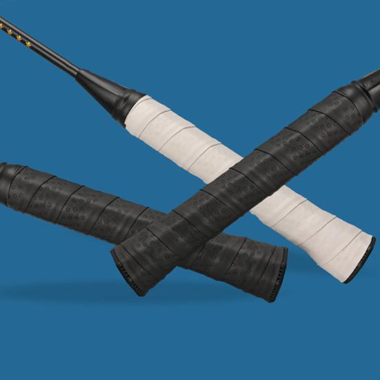 Лента для рукоятки теннисной ракетки Искусственная кожа Самоклеящаяся Отличная липкость Противоскользящая Защитная втулка для ракетки Узор в горошек Повышенное трение Ударопрочность