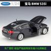 WELLY 1:24 BMW 535i Sedan Alloy Die-Cast Model Car - Official Licensed Luxury Car with Opening Doors Collector's Display Gift