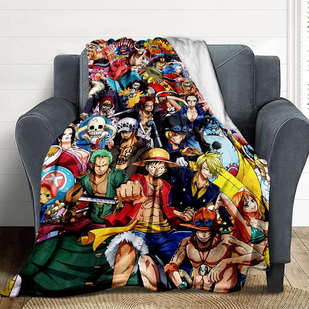 One Piece Flannel Blanket Throw Blanket Soft Warm Sofa Bed Camping home Decor Unique Christmas Gift C9261793