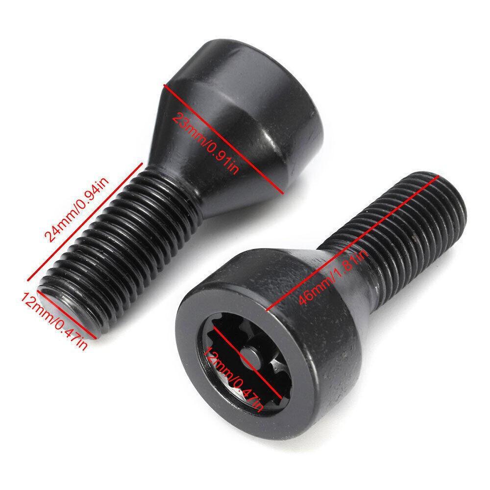 Комплект секреток колесных болтов M12 x 1.5 для BMW 1/3/5/6 серии 36136786419 36136764057