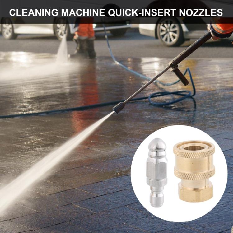 Набор адаптеров для мойки высокого давления из нержавеющей стали, быстроразъемный соединитель, фитинг-муфта для шланга мойки высокого давления