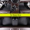 Car Floor Mats For Nissan Micra 2010- Auto Carpets Foot Coche Accessorie