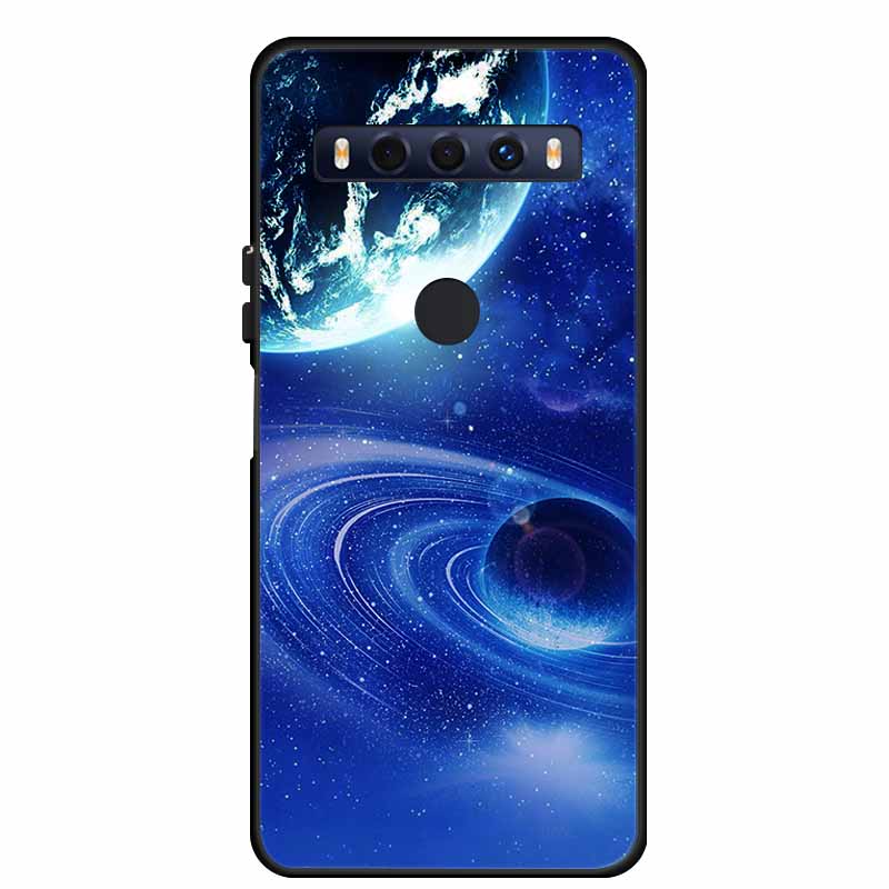 Для чехла TCL 10 SE 10SE Coque Черный ТПУ Силикон Мягкая задняя крышка Чехлы Для телефона TCL 10 SE 6.52" Funda Сумка Защитный чехол