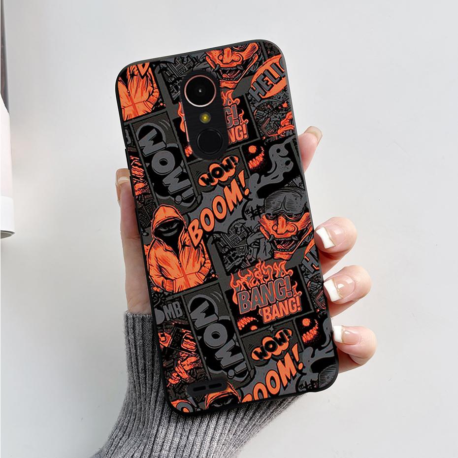 Case For LG K10 2017 X400 M250N /K20 Plus 5.3" Stylish Pattern Silicone Soft Phone Back Cover For LG K10 2017 Cases Bumper Coque